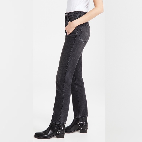 Re/Done 70S Straight In "Broken In Black" Wash - Picture 7 of 10